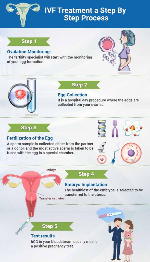 Best IVF Treatment Cost in India infographics